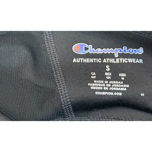 Champion Womens Colorblock Full Length Leggings Small White Black - Picture 9 of 9